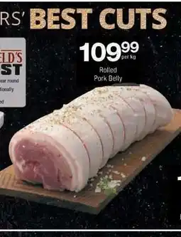 Checkers Rolled Pork Belly offer