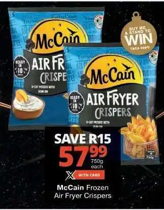 Checkers McCain Frozen Air Fryer Crispers offer
