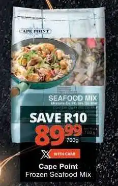 Checkers Cape Point Frozen Seafood Mix offer