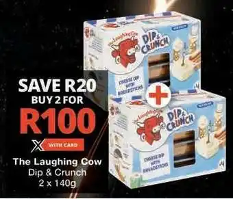 Checkers THE LAUGHING COW Dip & Crunch offer