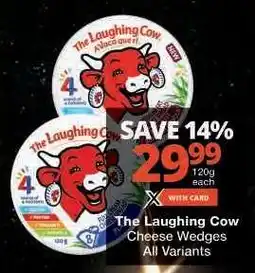 Checkers The Laughing Cow Cheese Wedges offer