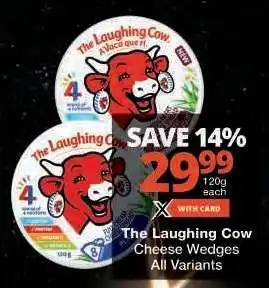 Checkers The Laughing Cow Cheese Wedges offer