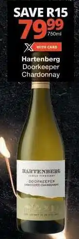 Checkers Hartenberg Doorkeeper Chardonnay offer