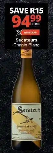 Checkers SECATEURS CHENIN BLANC offer