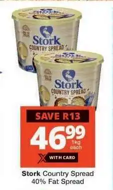 Checkers Stork Country Spread offer