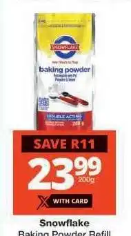 Checkers SNOWFLAKE BAKING POWDER REFILL offer
