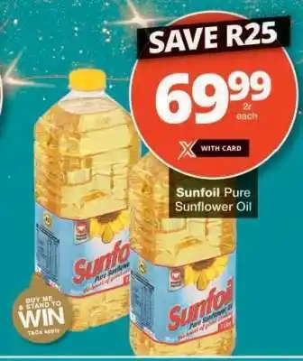 Checkers SUNFOIL Pure Sunflower Oil offer