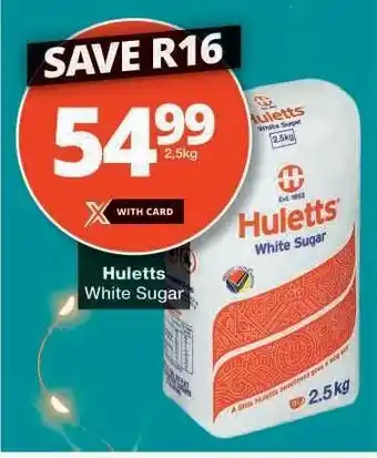 Checkers Huletts White Sugar offer