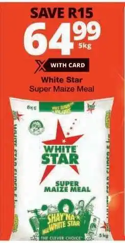 Checkers WHITE STAR SUPER MAIZE MEAL offer