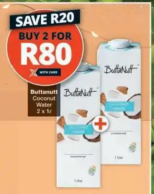 Checkers Buttanutt Coconut Water offer