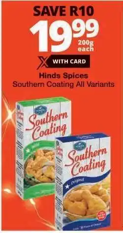 Checkers Hinds Spices Southern Coating offer