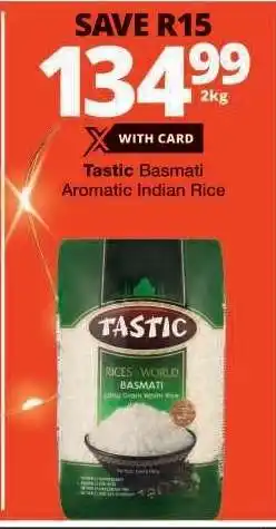 Checkers Tastic Basmati Aromatic Indian Rice offer