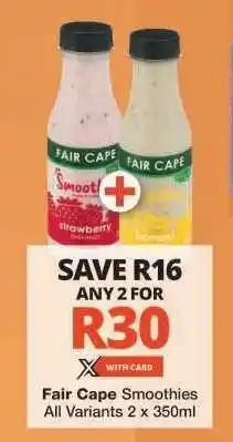 Checkers Fair Cape Smoothies offer