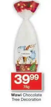 Checkers Wawi Chocolate Tree Decoration offer