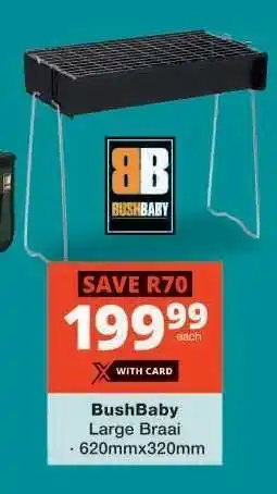 Checkers BushBaby Large Braai offer
