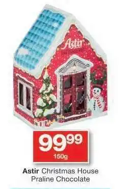 Checkers Astir Christmas House Praline Chocolate offer
