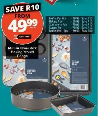 Checkers Millini Non-Stick Baking Mould Range offer