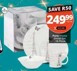Checkers Paris Theme Dinner Set offer