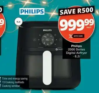 Checkers Philips 2000 Series Digital Airfryer offer
