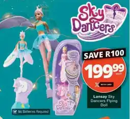 Checkers Lansay Sky Dancers Flying Doll offer