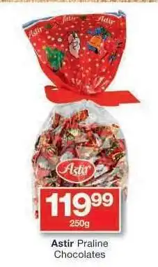 Checkers Astir Praline Chocolates offer