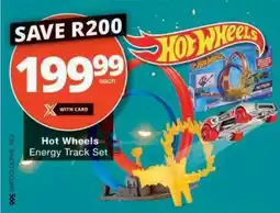Checkers Hot Wheels Energy Track Set offer