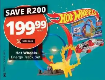 Checkers Hot Wheels Energy Track Set offer