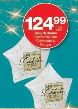 Checkers Sally Williams Christmas Star Chocolate & Nougat offer
