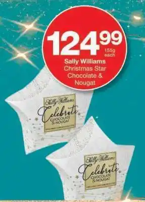 Checkers Sally Williams Christmas Star Chocolate & Nougat offer