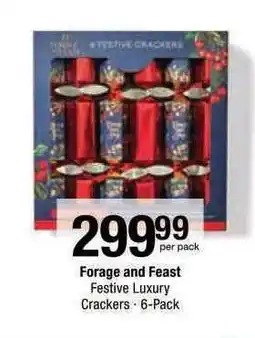 Checkers Forage and Feast Festive Luxury Crackers offer