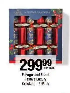 Checkers Forage and Feast Festive Luxury Crackers offer