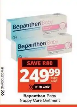 Checkers Bepanthen Baby Nappy Care Ointment offer