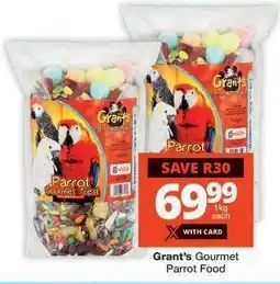 Checkers Grant's Gourmet Parrot Food offer