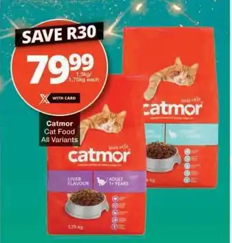 Checkers CATMOR CAT FOOD offer