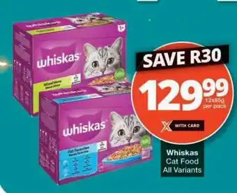 Checkers Whiskas Cat Food offer
