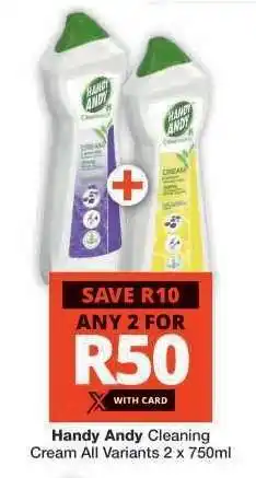 Checkers HANDY ANDY CLEANING CREAM offer