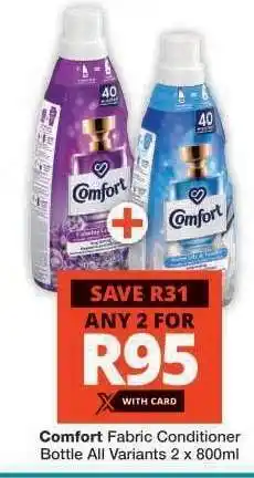Checkers Comfort Fabric Conditioner offer
