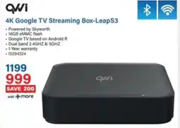 Incredible Connection QVWI 4K Google TV Streaming Box-LeapS3 offer