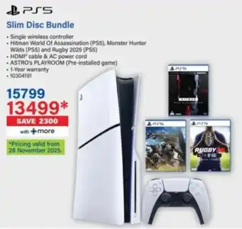Incredible Connection PS5 Slim Disc Bundle offer