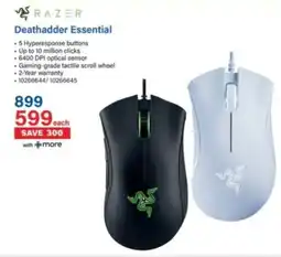 Incredible Connection RAZER Deathadder Essential offer