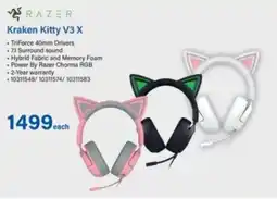 Incredible Connection RAZER Kraken Kitty V3 X offer