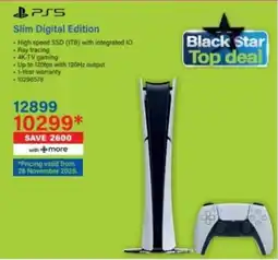 Incredible Connection PS5 Slim Digital Edition offer