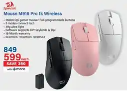 Incredible Connection REDRAGON Mouse M916 Pro 1k Wireless offer