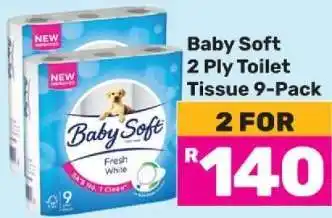 Game Baby Soft 2 Ply Toilet Tissue 9-Pack offer