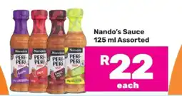 Game Nando’s Sauce 125 ml Assorted offer