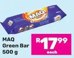 Game MAQ Green Bar 500 g offer