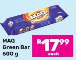 Game MAQ Green Bar 500 g offer