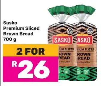 Game Sasko Premium Sliced Brown Bread 700 g offer