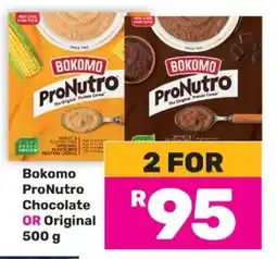 Game Bokomo ProNutro Chocolate OR Original 500 g offer