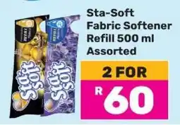 Game Sta Soft Fabric Softener Refill 500 ml Assorted offer